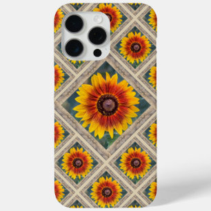 15 Pro Max Coque iphone avec les tournesols de Susies