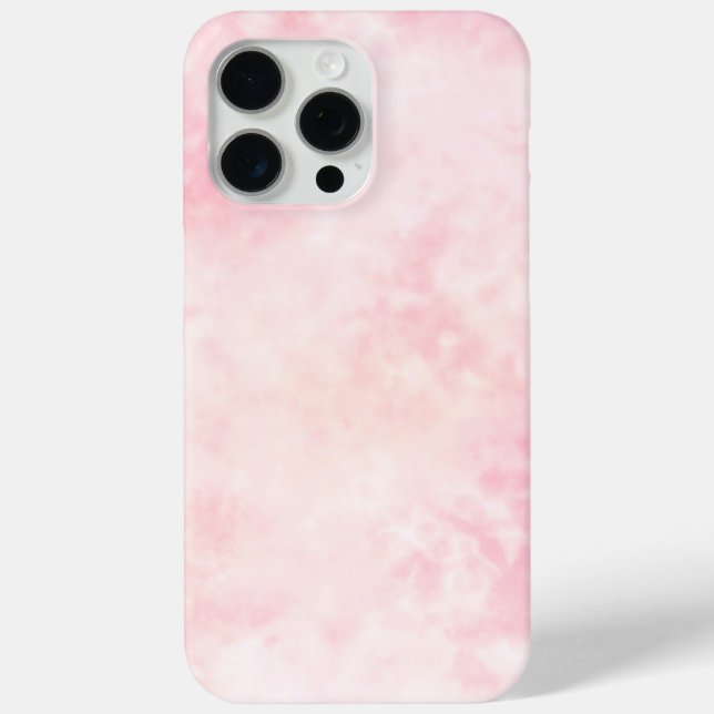 15 Pro Max Coque iphone de nébuleuse rose céleste (Verso)