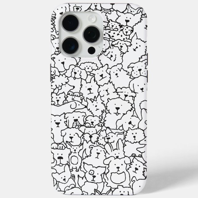 15 Pro Max Coque iphone Doodle Dog (Verso)