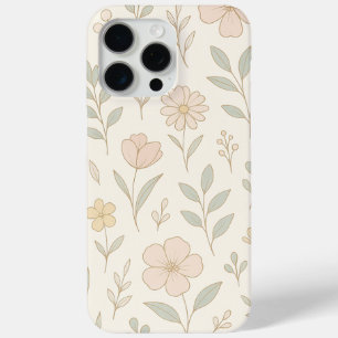 15 Pro Max Coque iphone minimaliste esthétique Botaniques