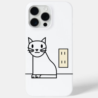 15 Pro Max Cute Cat iPhone / coque ipad