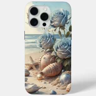 15 Pro Max iPhone / Denim Blue Rose Beach Vibes coque iphone