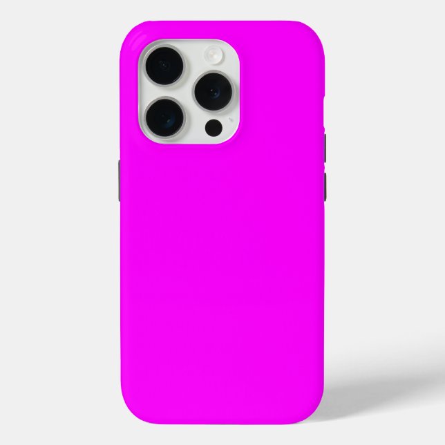 15 Pro Moderne Neon rose Magenta iPhone / coque ipad (Verso)