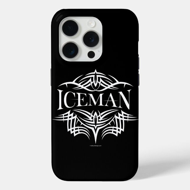 15 Pro Tribal Hockey (Iceman) iPhone 5 coque (Verso)