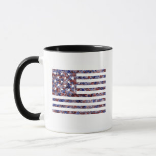 15 Sterne US-Flagge Tasse