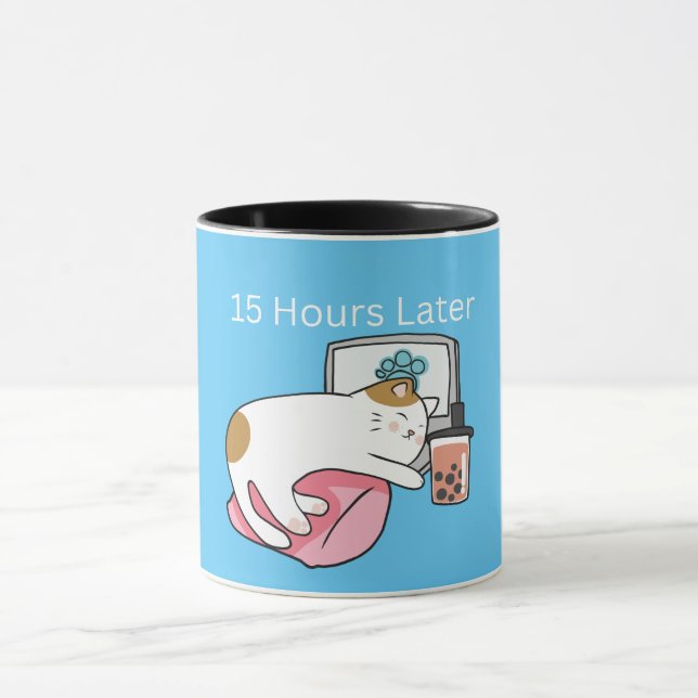 15 Stunden später Tasse (Zentrum)