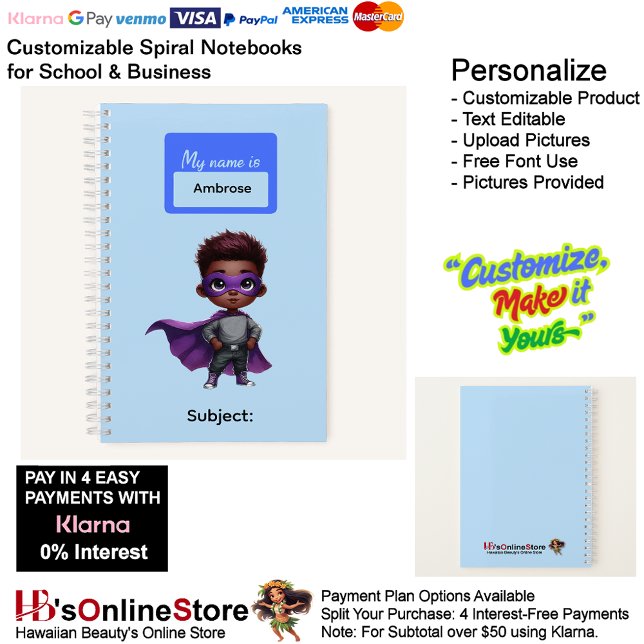 15 Superhelden Jungen Schreibwaren Schüler Notizbuch (15 Super Hero Kids Boy Writing Supplies Students Notebook.)