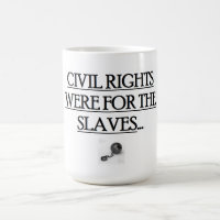 15 Unze. Kaffee-Tasse mit ZIVILEN RECHTEN WAREN