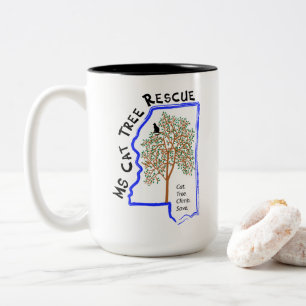 15 Unze-Kaffee-Tasse Zweifarbige Tasse