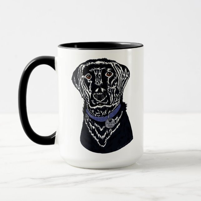 15 Unzen "Good Dog"-Tasse Tasse (Links)