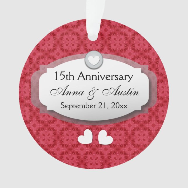 15ème Anniversaire de mariage d'anniversaire Z12 (devant)