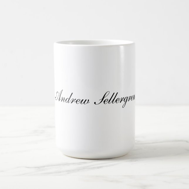 15oz Classic Mug with Custom Name Touch Kaffeetasse (Mittel)