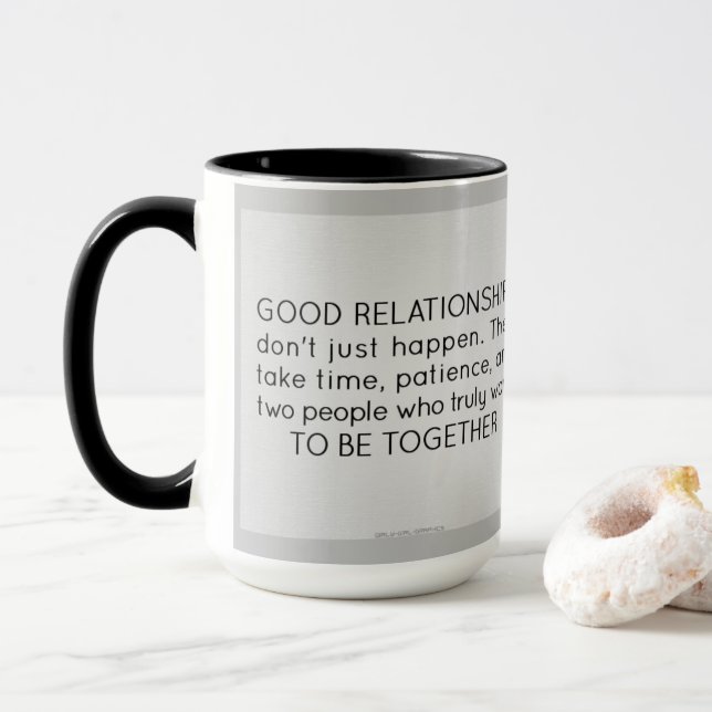 15oz Combo Custom Coffee Mug Ajouter Photo Par Zaz (Avec donut)
