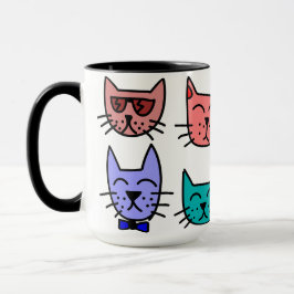 15oz Combo Custom Kitty Tasse von Zazz_it