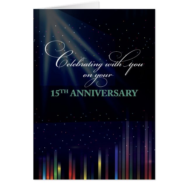 15th Employee Anniversary Sky, Congrlate Thank (Vorne)