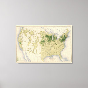 160 Rye/sq Meile Leinwanddruck