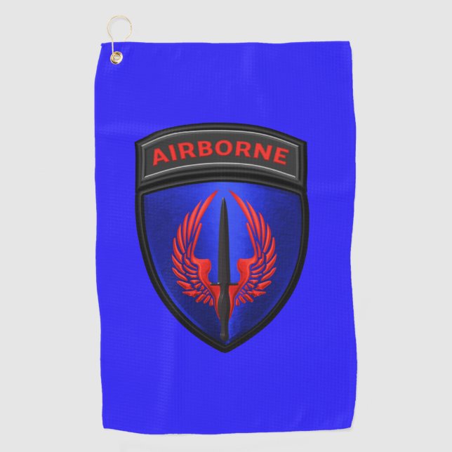 160. Special Operations Aviation Regiment "SOAR" Golfhandtuch (Vorderseite)