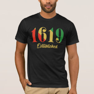 1619 African American gegründet T-Shirt