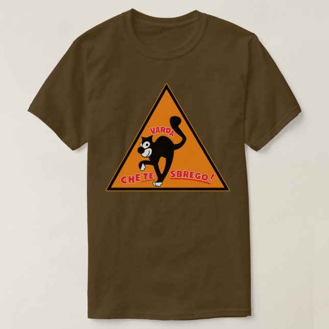162a Squadriglia 161o Gruppo Varda che te sbrego P T-Shirt (Design vorne)