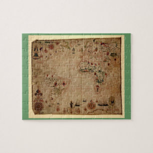 1633 Atlantisches Portolan-Diagramm - Pascoal Roiz