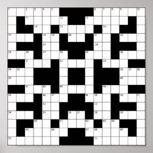 16640-Kreuzworträtsel-VEC CROSSWORD PUZZLE VEC Poster