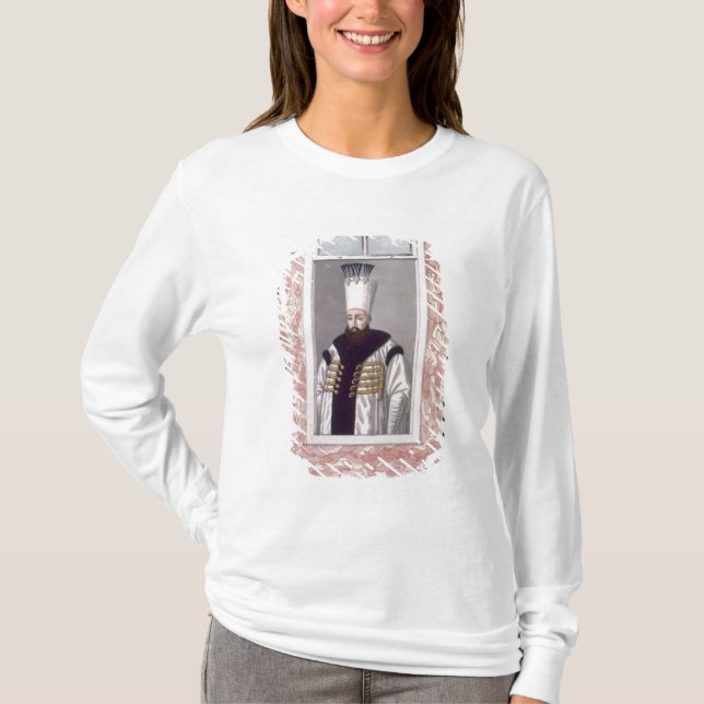 (1673-1736) Sultan Ahmed IIIs 1703-30, von 'einem T-Shirt (Vorderseite)