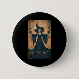 1692 fehlte ein Halloween-Feminist Hexentria Button