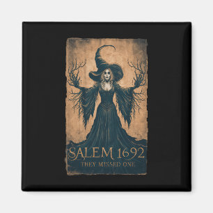 1692 fehlte ein Halloween-Feminist Hexentria Magnet