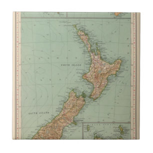 169 Neuseeland, Hawaii, Tasmanien Fliese