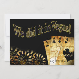 16:30 Gary & Katy Las Vegas Deluxe Wedding Einladung