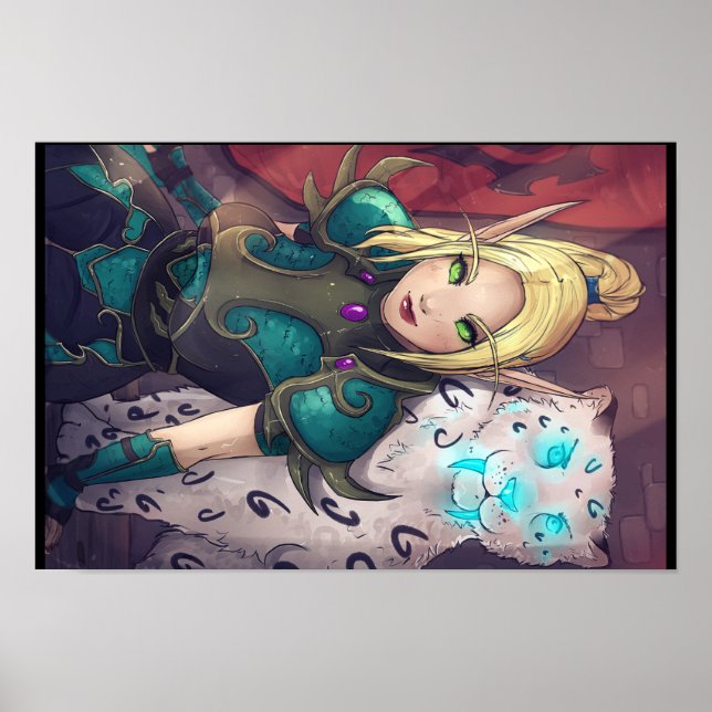 16,5" x 11" Gigi & Frostbite Poster (Vorne)