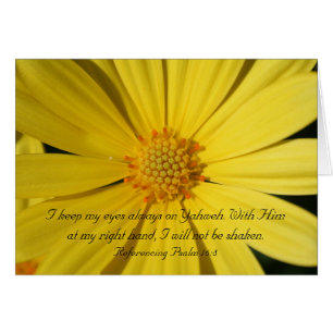 16:8 d'une manière encourageante de psaume