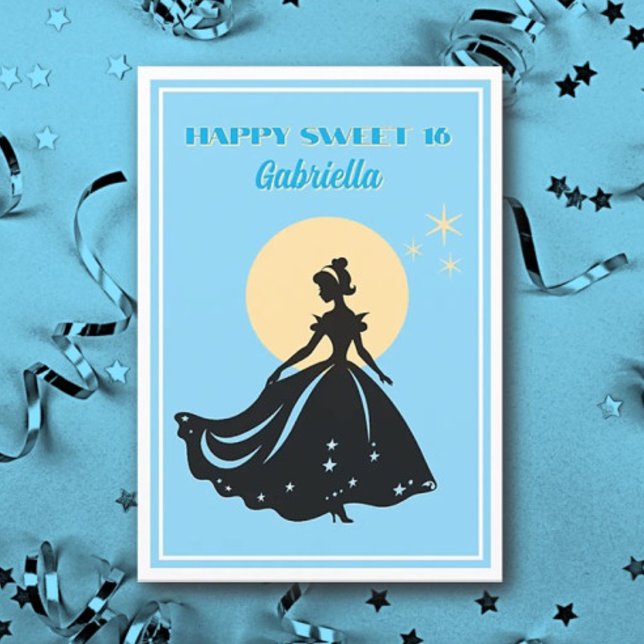 16 ans! Bonne carte de voeux d'anniversaire (Créateur téléchargé)