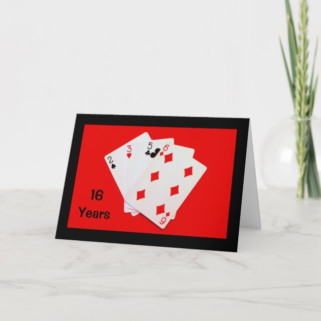 16 Ans, C'Est Une Grosse Affaire ! Carte Anniversa (Devant)