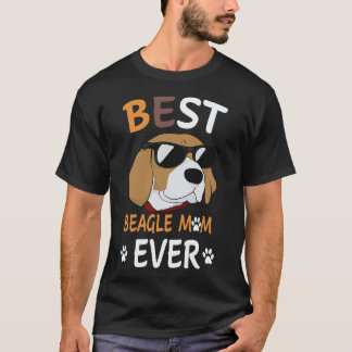 16 Bester Beagle-Mama Aller Zeiten Beagle T-Shirt