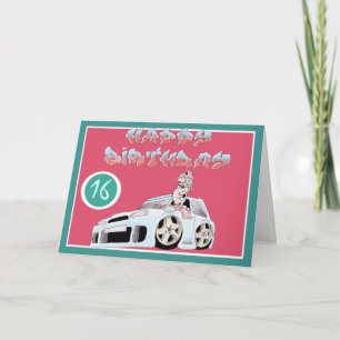 16. BIRTHDAYcard spangleMASSIVE I TOONS Karte