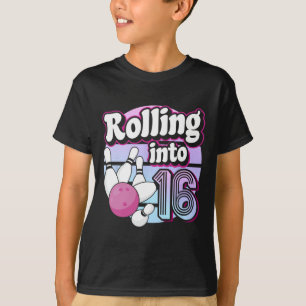 16 Bowling 16. Geburtstag T-Shirt