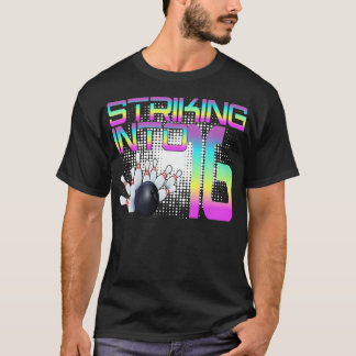 16 Bowling Bowler 16. Geburtstag Cele T-Shirt