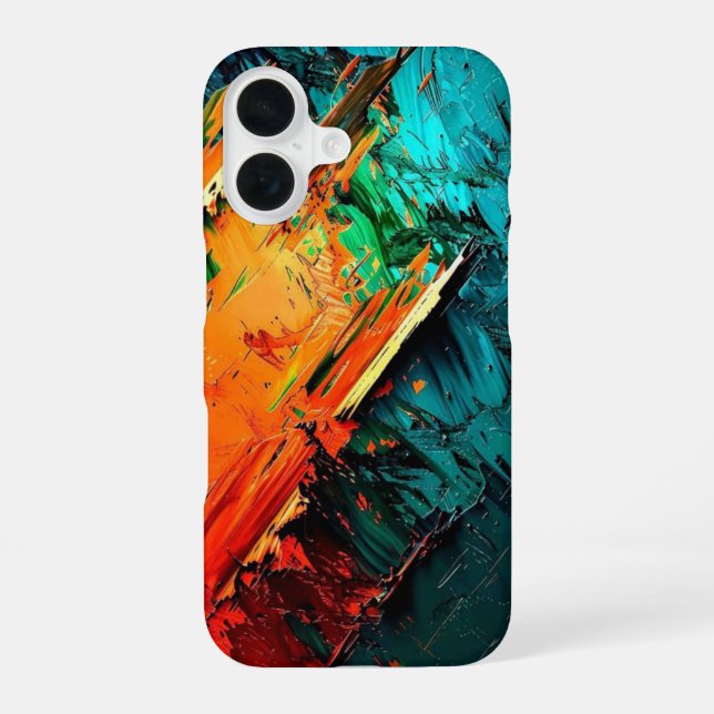 16 coque iphone Abstrait Kinetic Splatter_ (Verso)