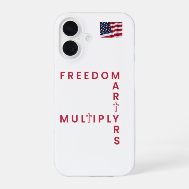 16 Coque iphone de la liberté (Verso)