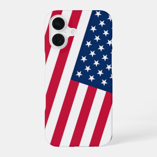 16 Coque iphone du drapeau américain (Verso)