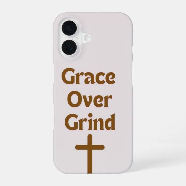 16 coque iphone "Grace over Grind" (Verso)