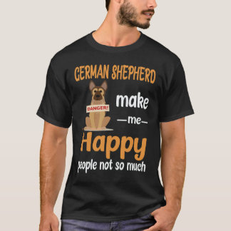 16 Deutsche Schäferhunde machen mich glücklich Leu T-Shirt