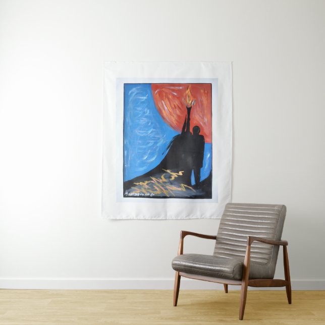 16/ Die Frau Wandteppich (Beispiel)