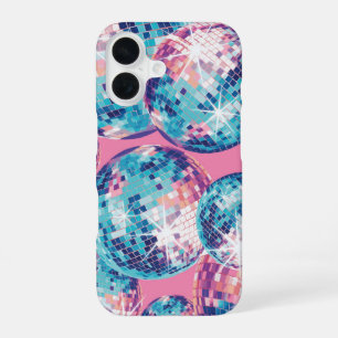 16 Disco Ball coque iphone rose bleu Y2K
