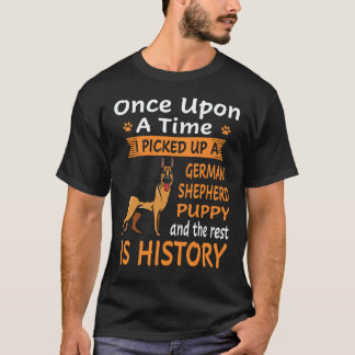 16 Einmal nahm ich einen Deutschen Schäferhund auf T-Shirt
