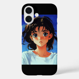 16 Fall: Unschuldiger Blick Anime Girl iPhone Hülle