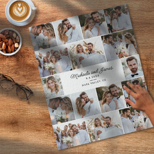 16-Foto Collage Wedding/Anniversary 520 Stück