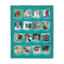 16 Foto Scrapbook Aquamarin Blue Modern Pictures