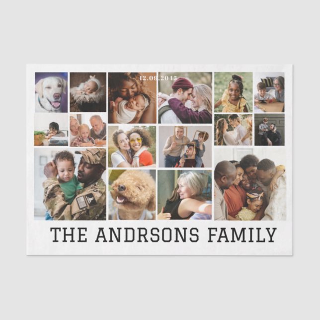 16 Foto Tissue Paper Seidenpapier (Vorderseite)